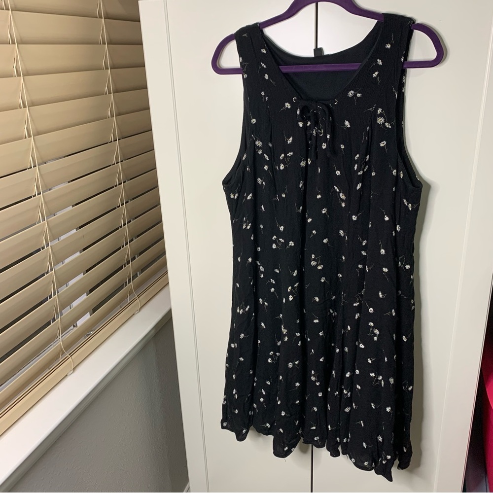 Torrid Daisy Crepe-like Flowy Tank Dress